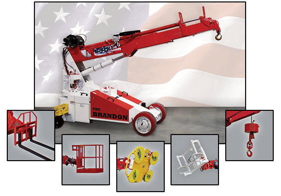 The Brandon Mini Crane with Attachments The Brandon Mini Crane with Attachments